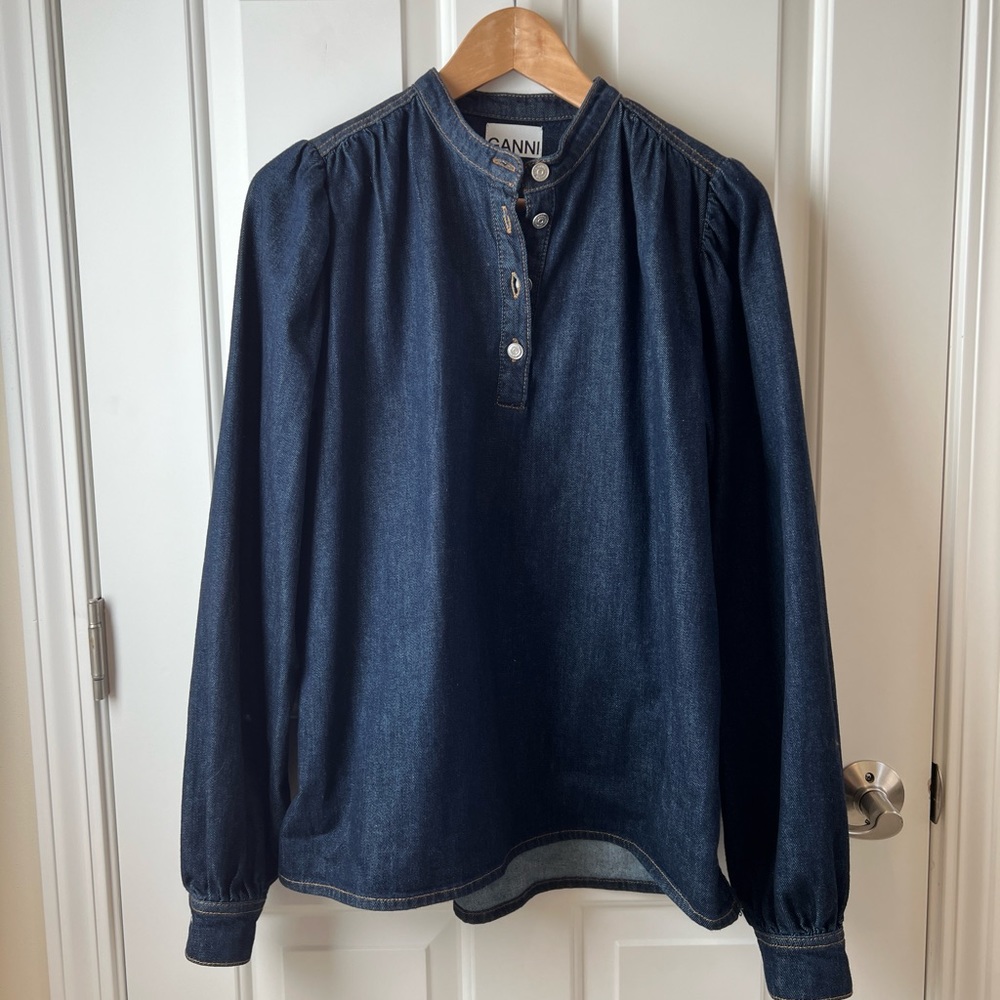 GANNI Denim Shirt